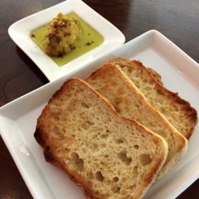 Gluten-free bread from Atrio Wine Bar & Restaurant